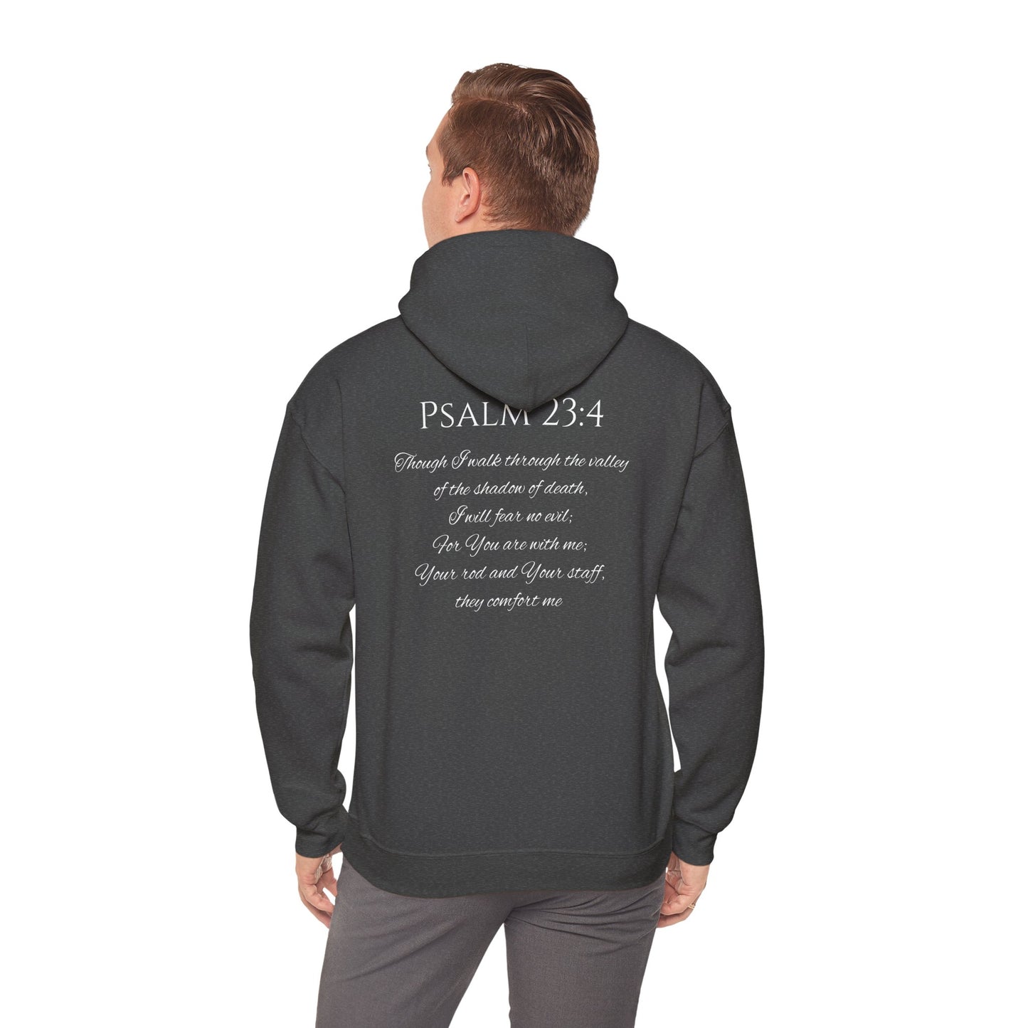 Psalm 23:4 Unisex Heavy Blend™ Hooded Sweatshirt