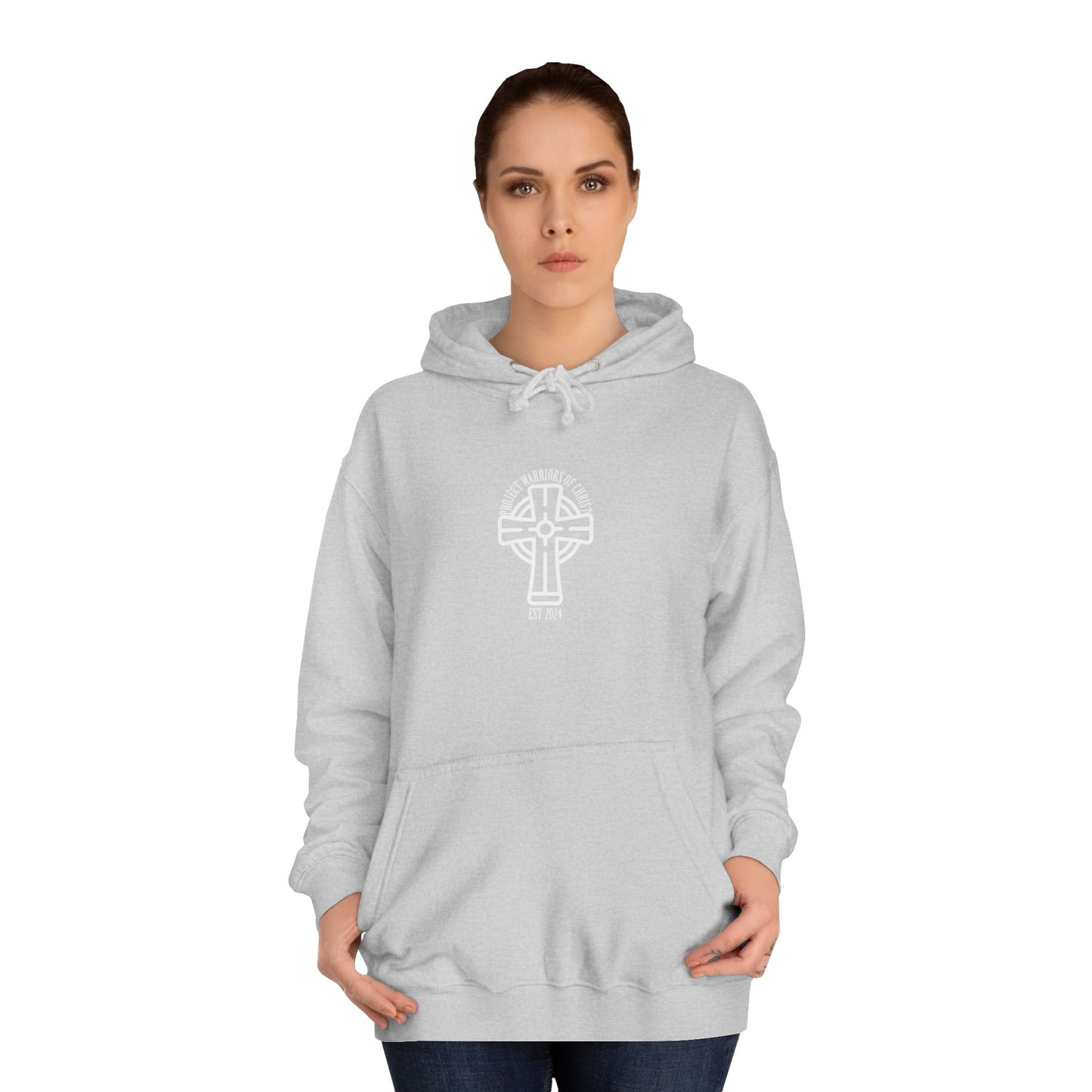Philippians 4:13 Unisex College Hoodie