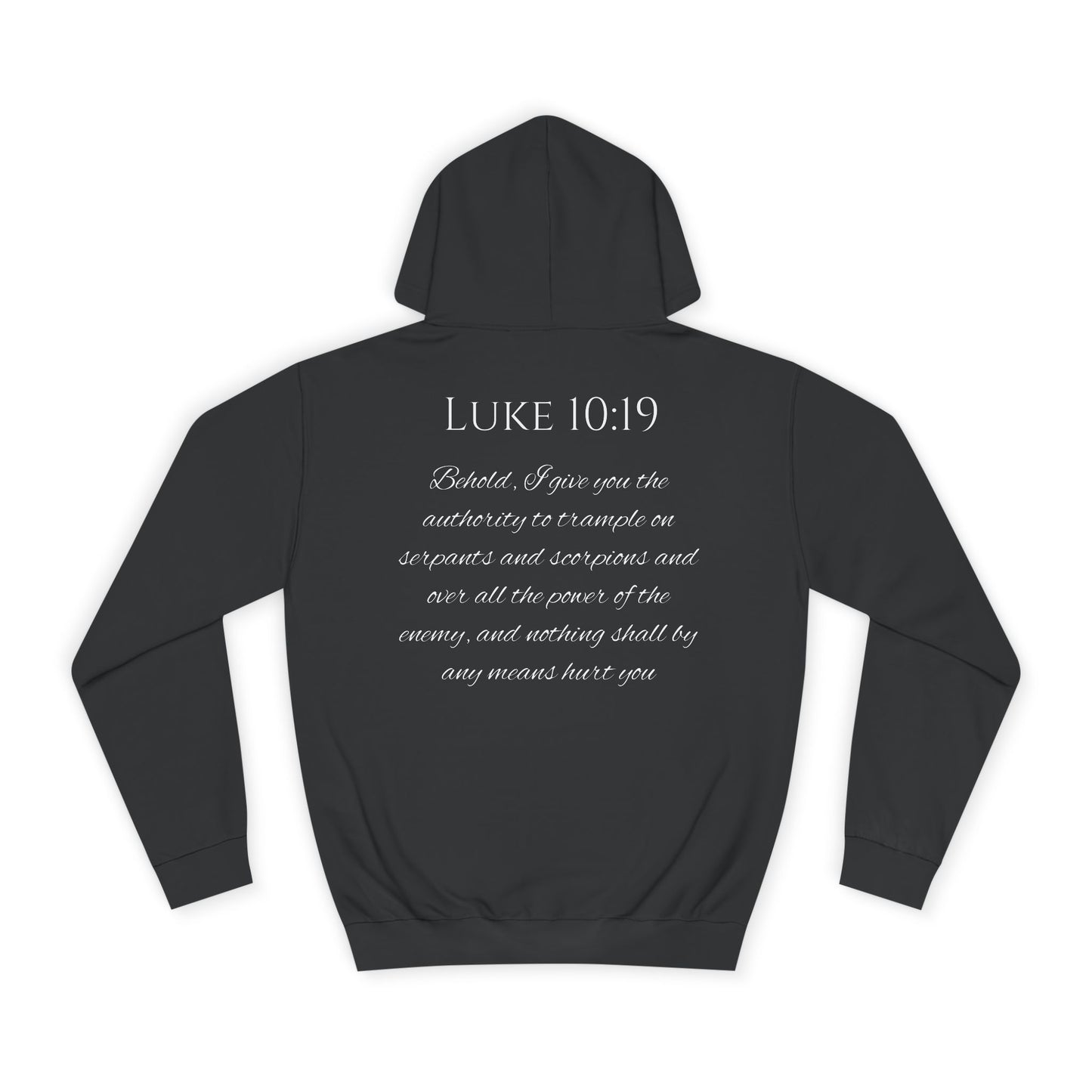 Luke 10:19 Unisex College Hoodie