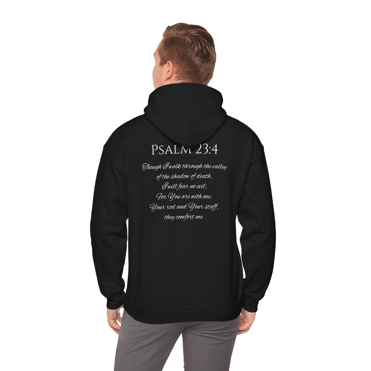 Psalm 23:4 Unisex Heavy Blend™ Hooded Sweatshirt