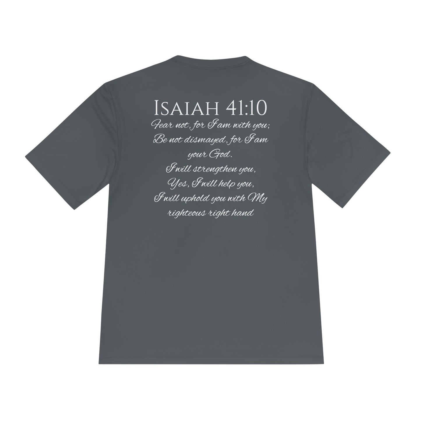 Isaiah 41:10 Unisex Moisture Wicking Tee