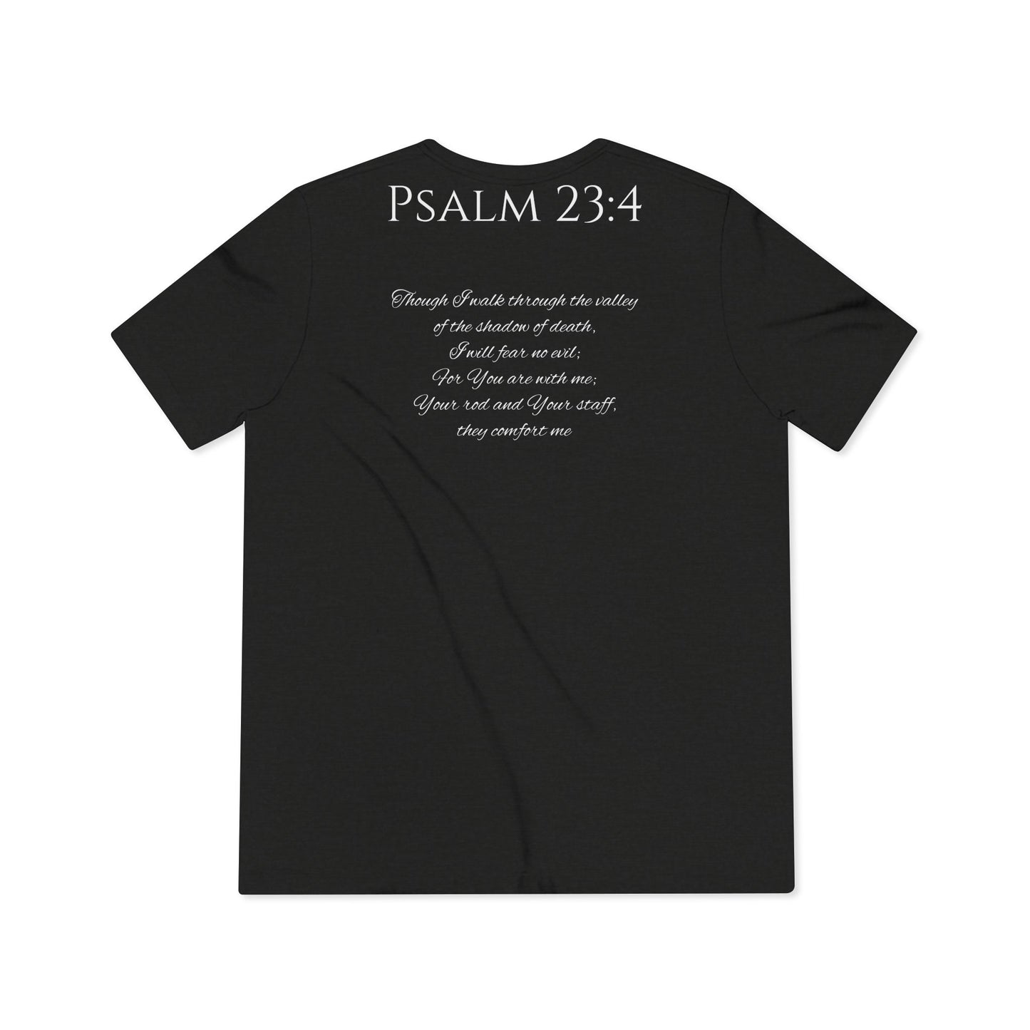 Psalm 23:4 Unisex Triblend Tee