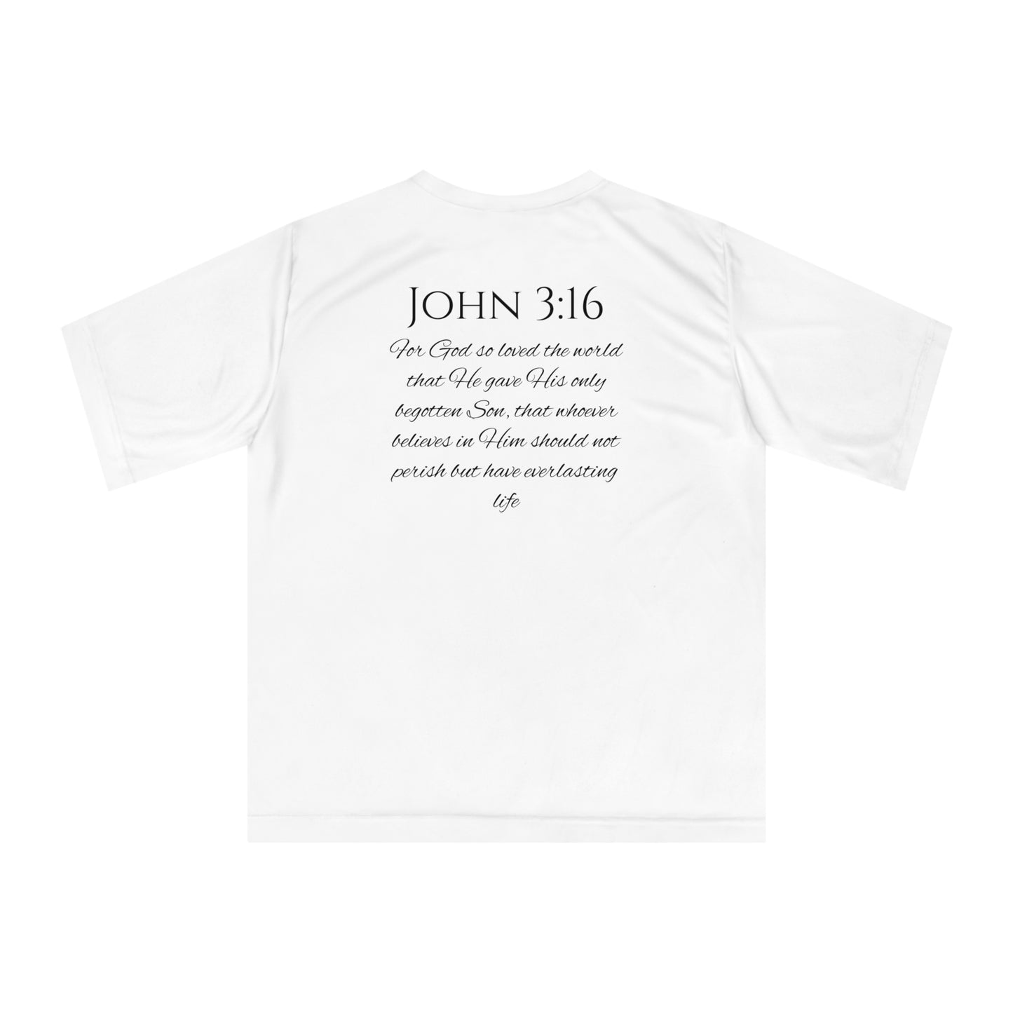 John 3:16 Unisex Zone Performance T-shirt