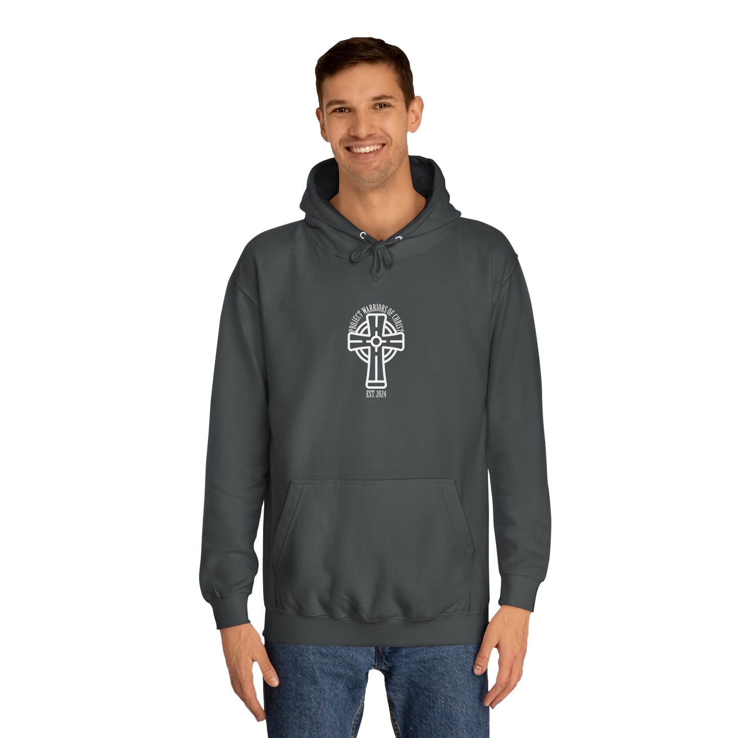 Philippians 4:13 Unisex College Hoodie