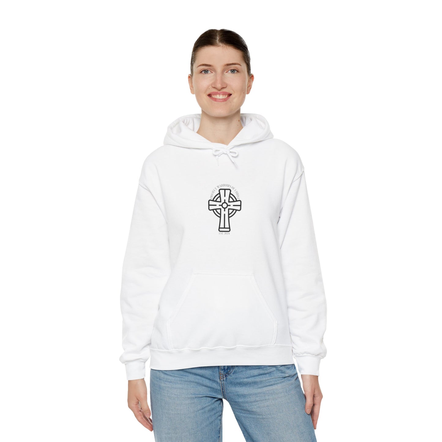 Deuteronomy 31:6 Unisex Heavy Blend™ Hooded Sweatshirt