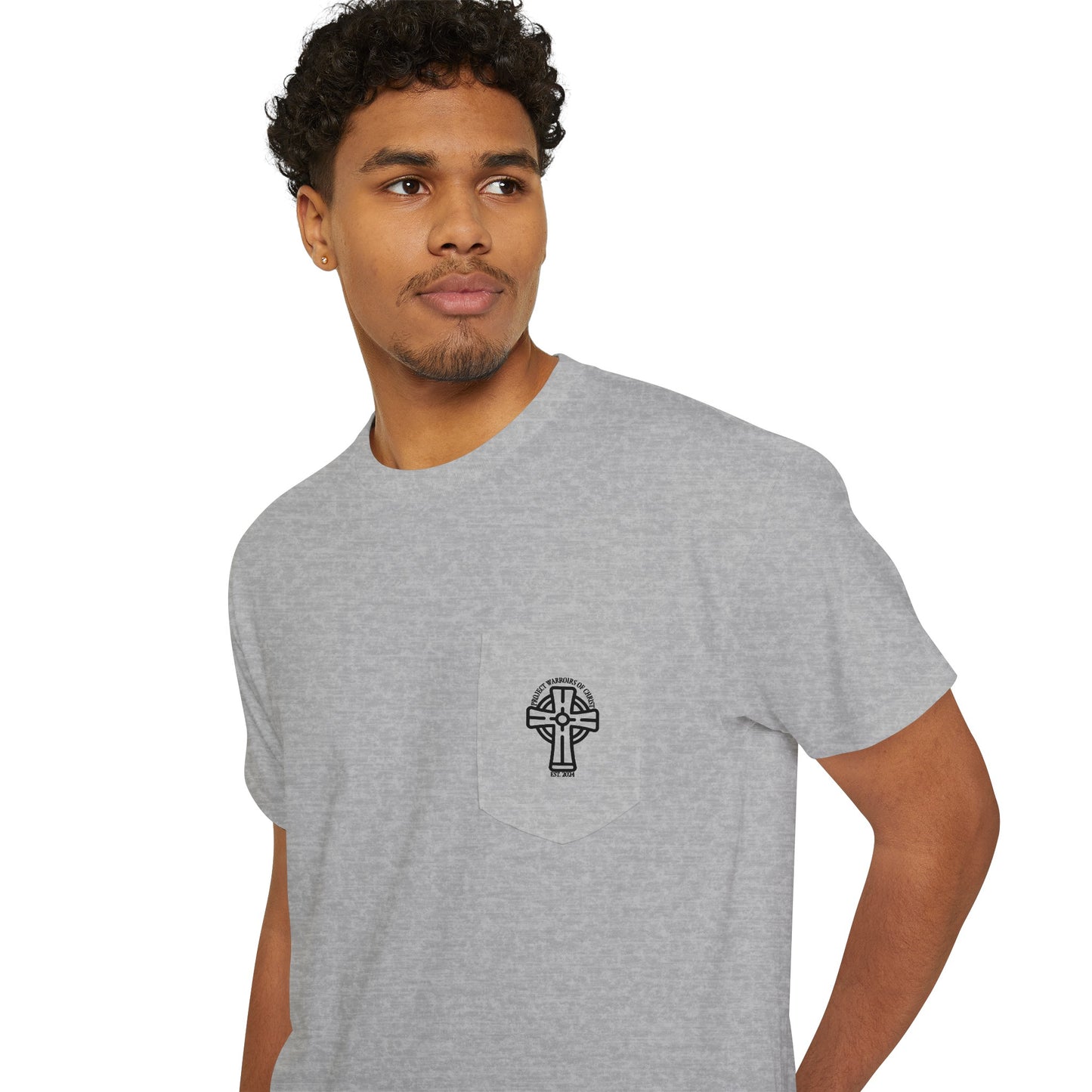 Isaiah 41:10 Unisex Heavy Cotton Pocket Tee