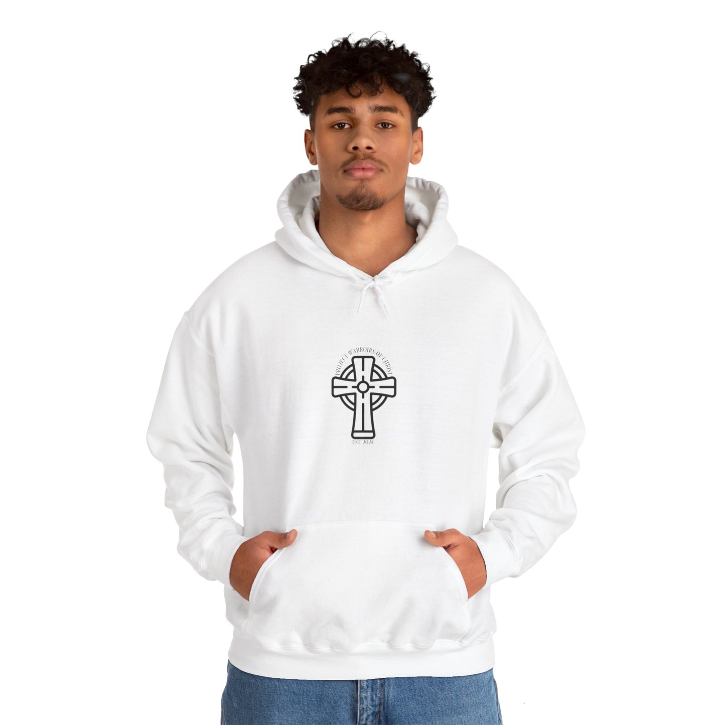 Deuteronomy 31:6 Unisex Heavy Blend™ Hooded Sweatshirt