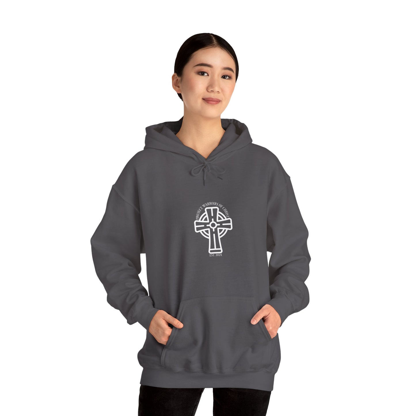 Deuteronomy 31:6 Unisex Heavy Blend™ Hooded Sweatshirt