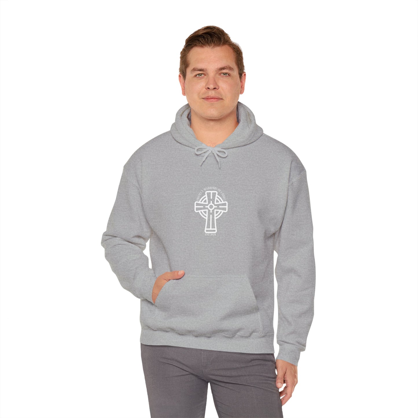 Deuteronomy 31:6 Unisex Heavy Blend™ Hooded Sweatshirt