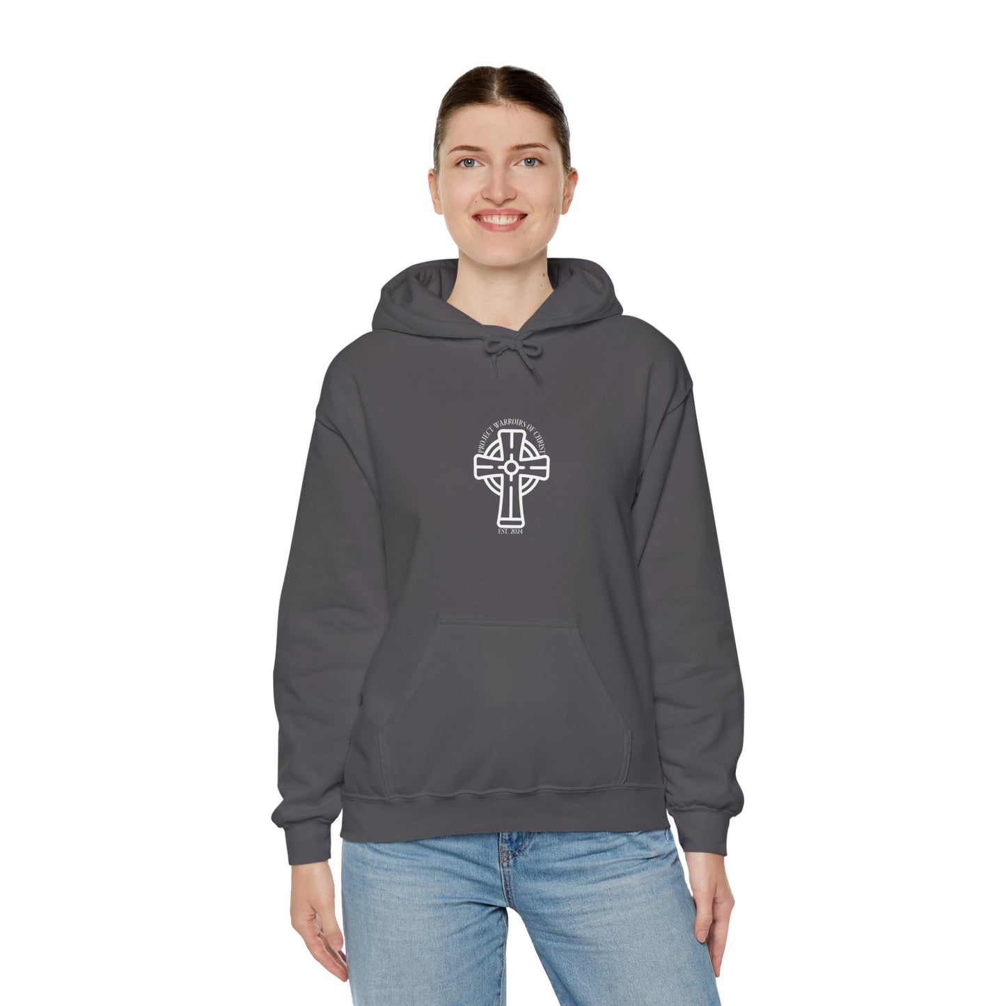 Deuteronomy 31:6 Unisex Heavy Blend™ Hooded Sweatshirt