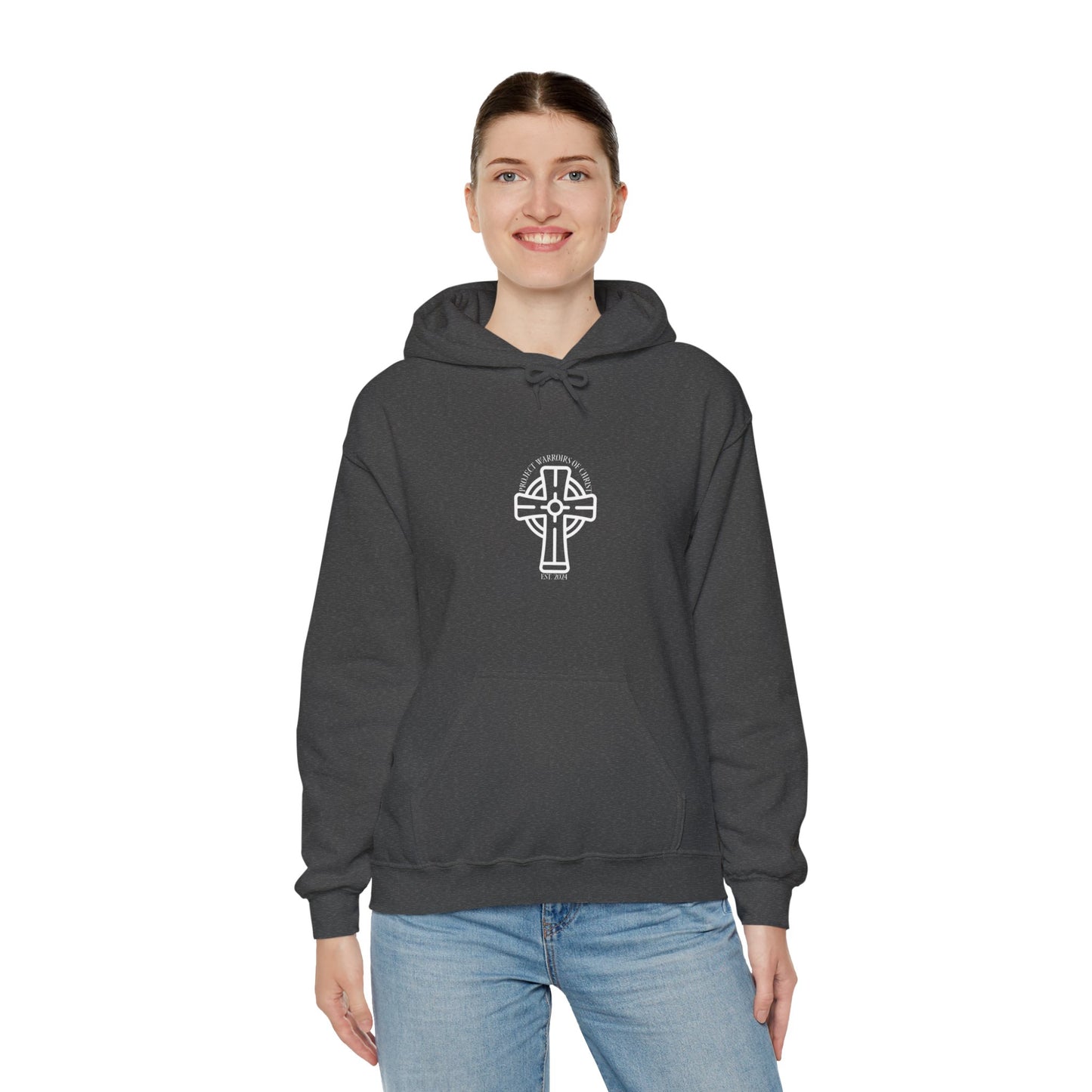 Deuteronomy 31:6 Unisex Heavy Blend™ Hooded Sweatshirt