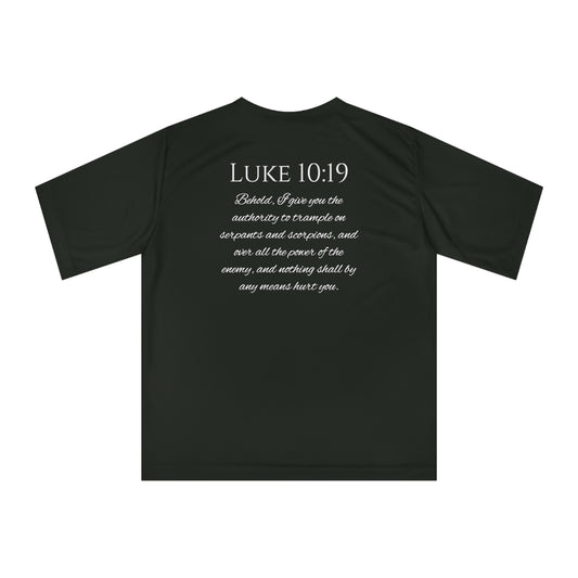 Luke 10:19 Unisex Zone Performance T-shirt