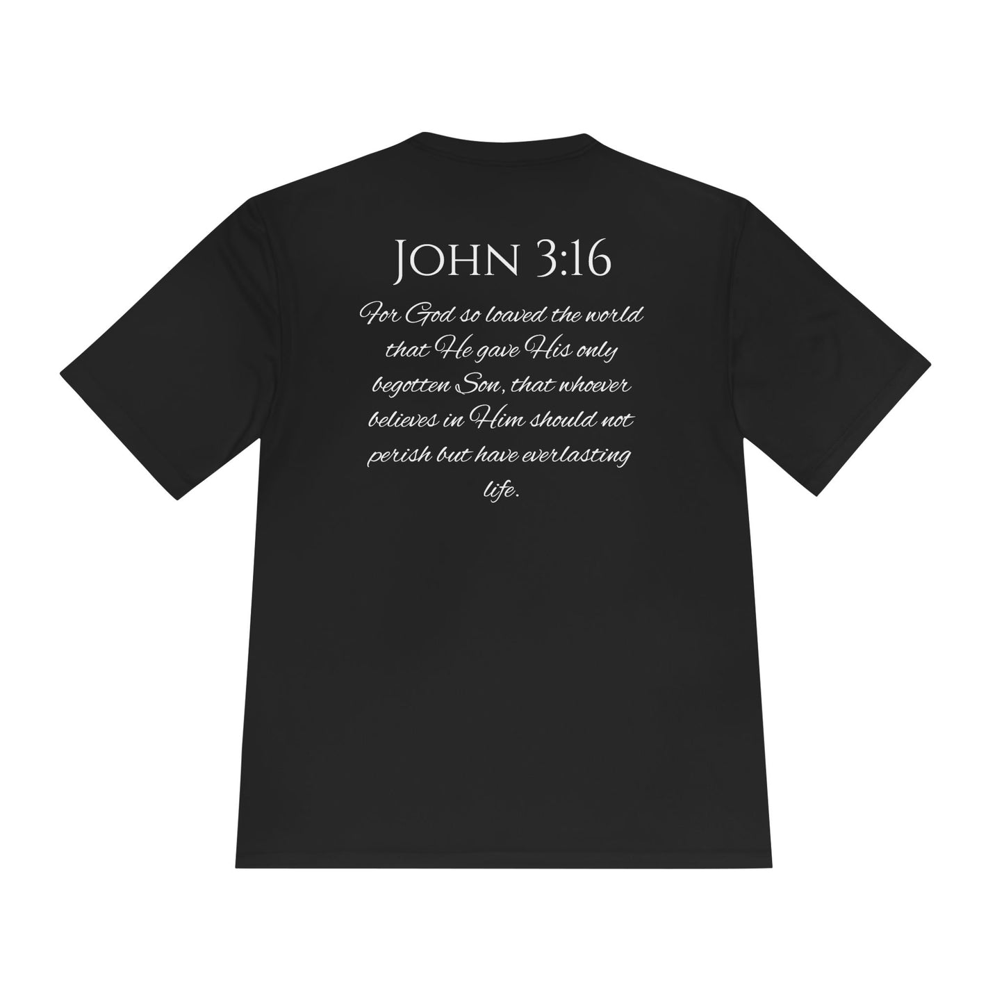 John 3:16 Unisex Moisture Wicking Tee