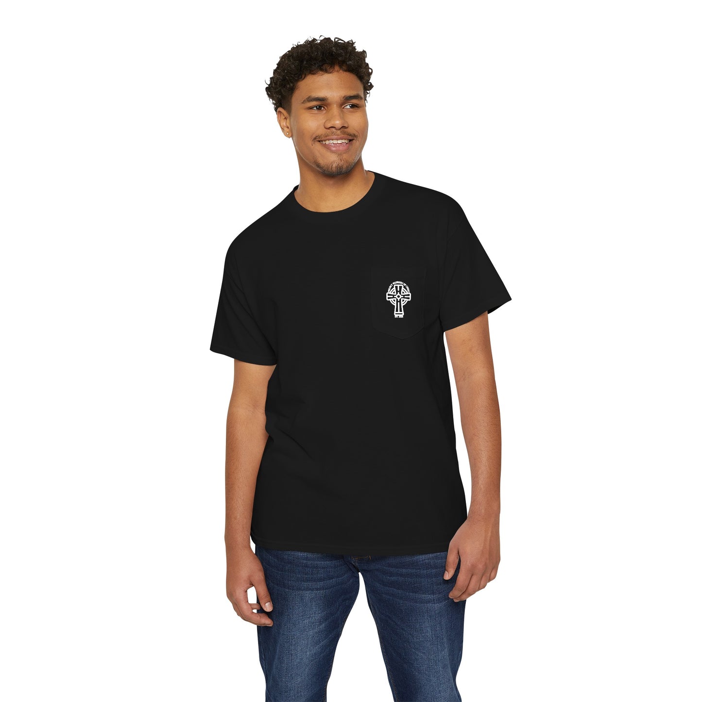 Luke 10:19 Unisex Heavy Cotton Pocket Tee