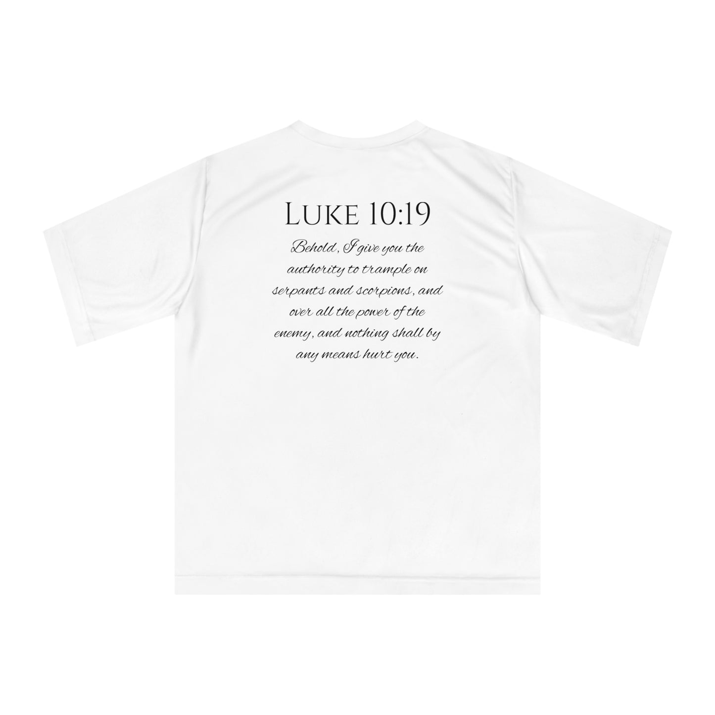 Luke 10:19 Unisex Zone Performance T-shirt