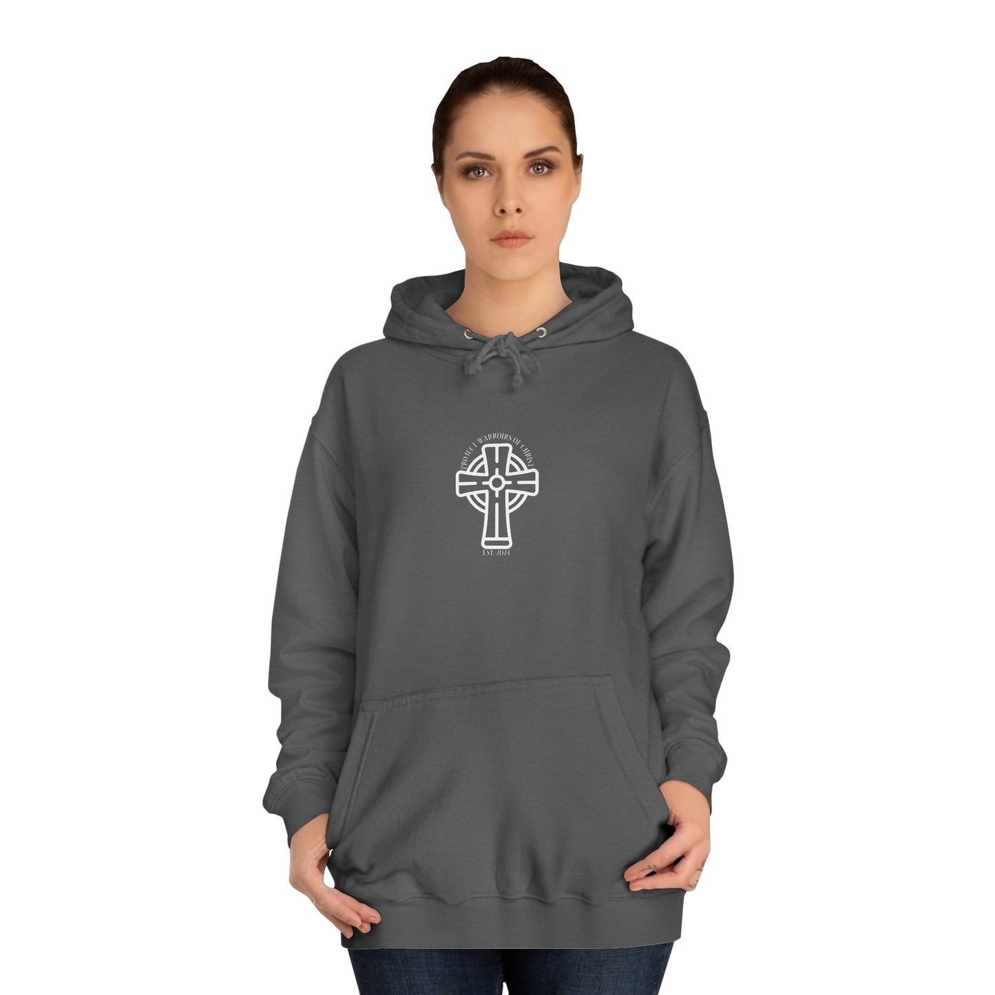 Philippians 4:13 Unisex College Hoodie