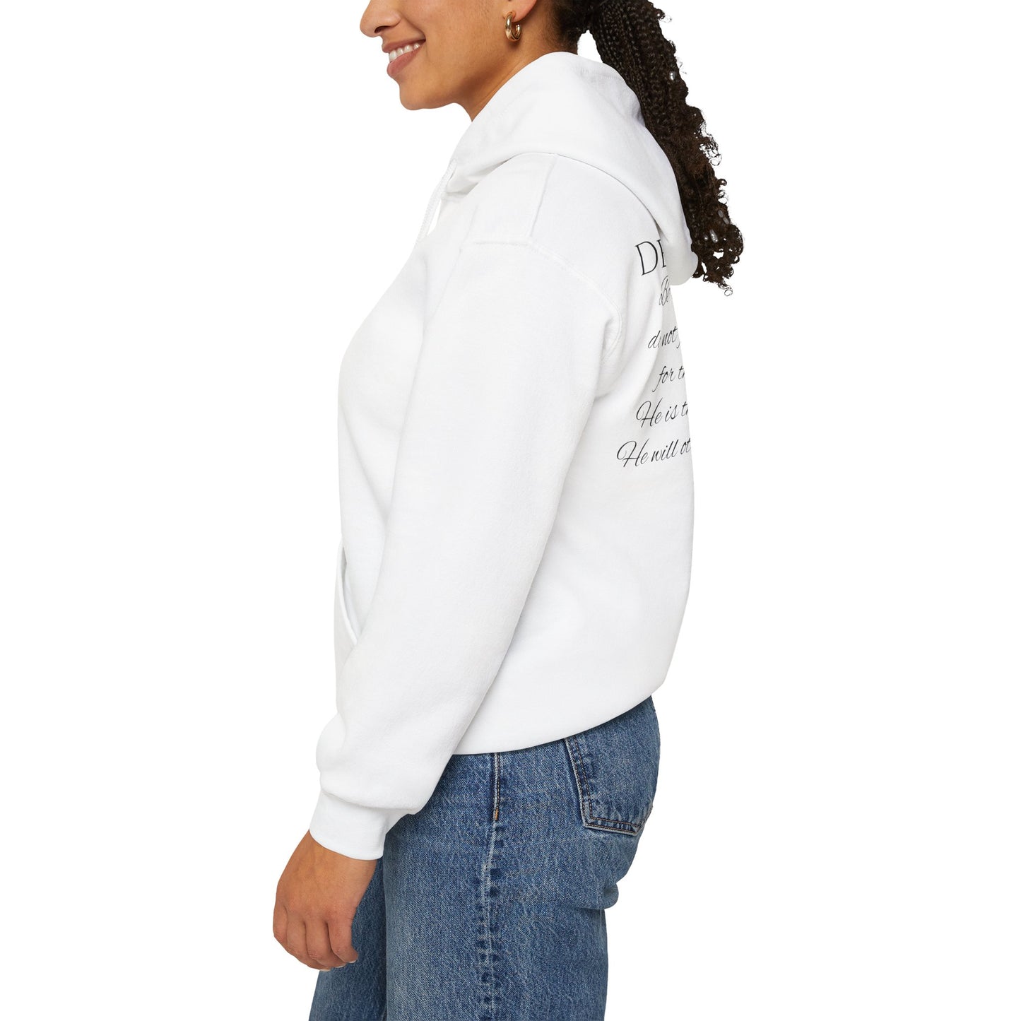 Deuteronomy 31:6 Unisex Heavy Blend™ Hooded Sweatshirt