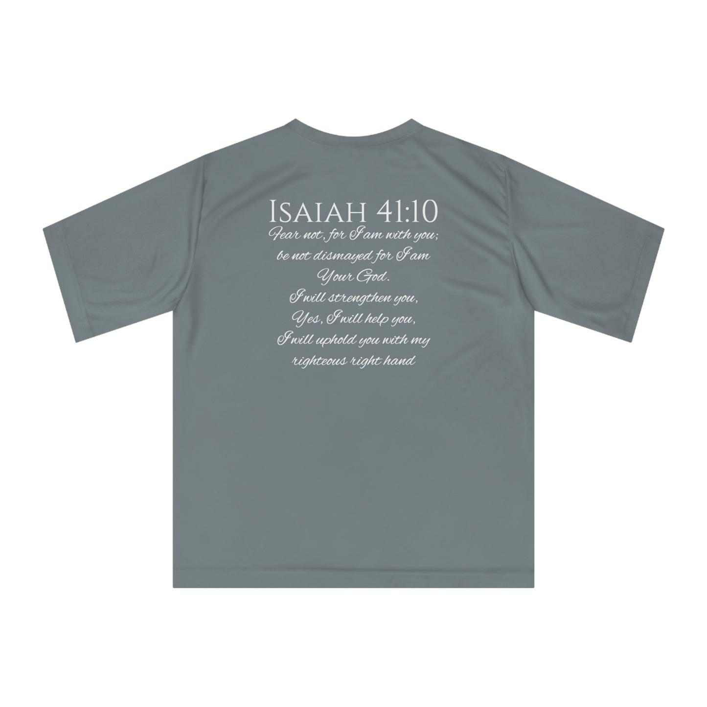 Isaiah 41:10 Unisex Zone Performance T-shirt