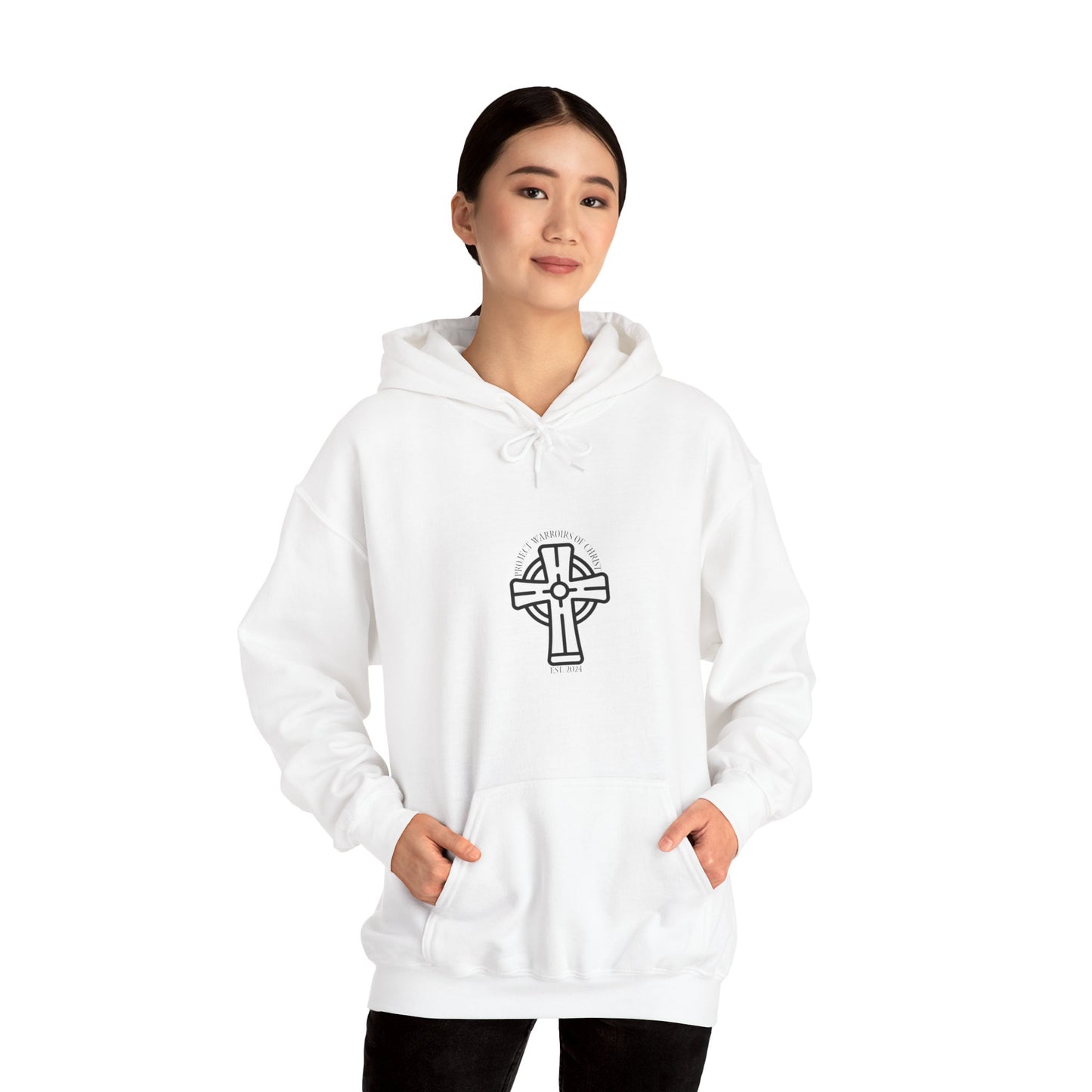 Deuteronomy 31:6 Unisex Heavy Blend™ Hooded Sweatshirt