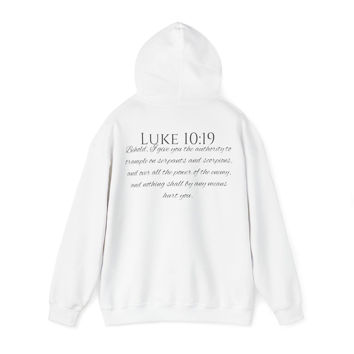 Luke 10:19 Unisex Heavy Blend™ Hooded Sweatshirt