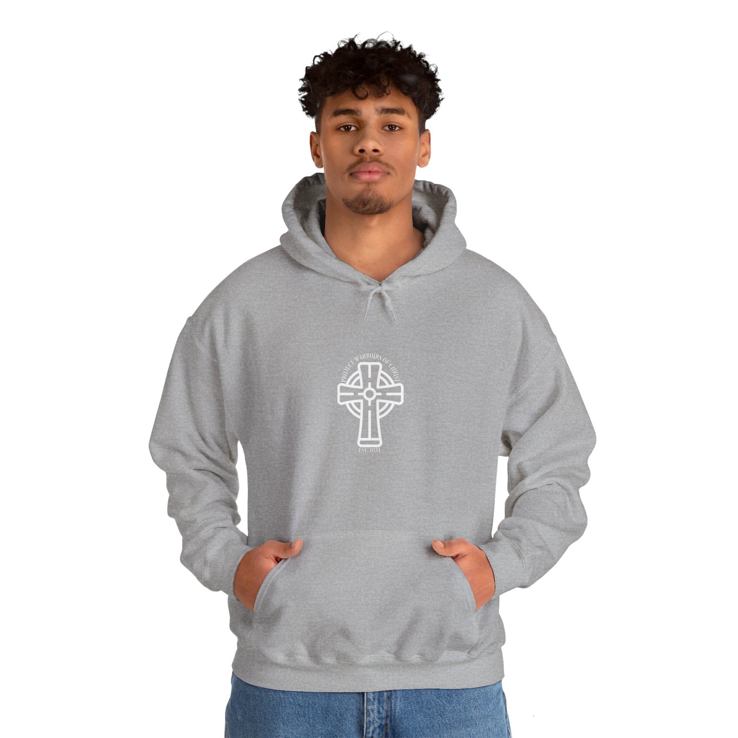 Deuteronomy 31:6 Unisex Heavy Blend™ Hooded Sweatshirt