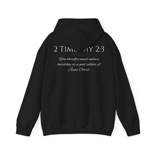 2 Timothy 2:3 Unisex Heavy Blend™ Hooded Sweatshirt