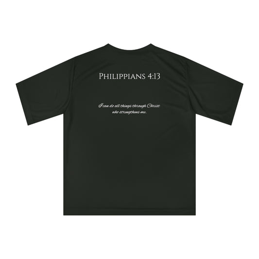 Philippians 4:13 Unisex Zone Performance T-shirt