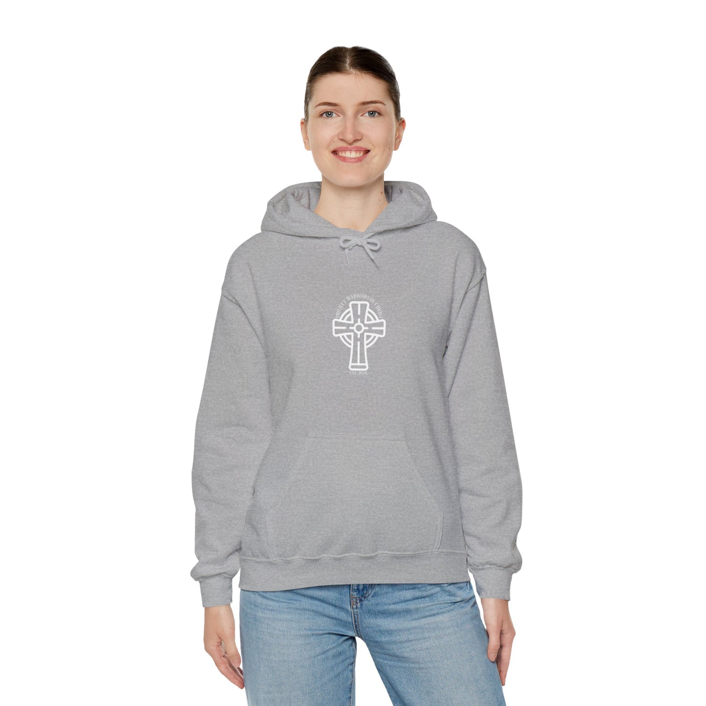 Deuteronomy 31:6 Unisex Heavy Blend™ Hooded Sweatshirt