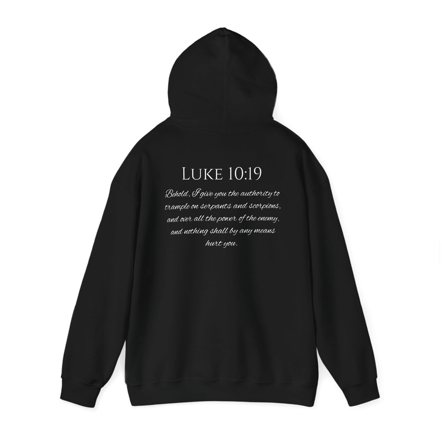 Luke 10:19 Unisex Heavy Blend™ Hooded Sweatshirt