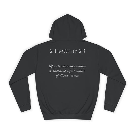2 Timothy 2:3 Unisex College Hoodie