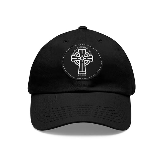 Project Warriors of Christ Dad Hat with Leather Patch (Round)