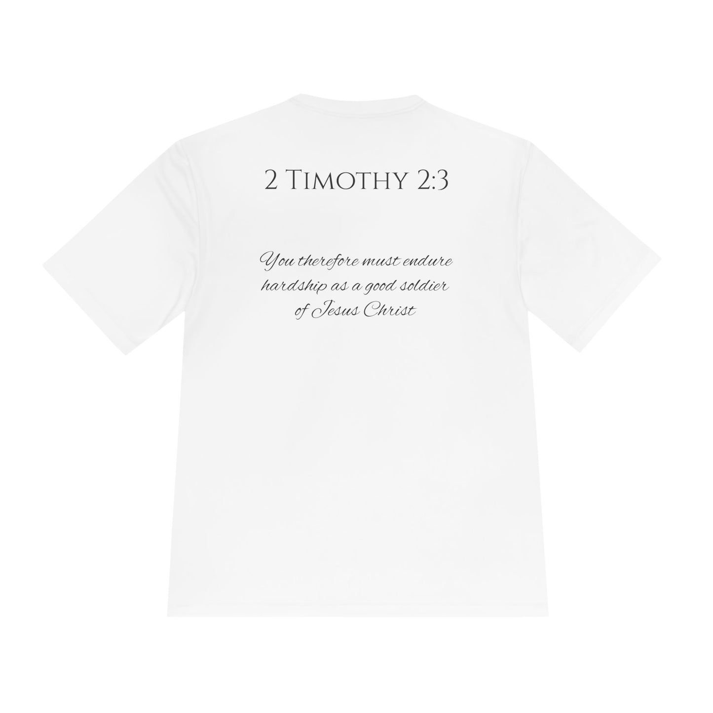 2 Timothy 2:3 Unisex Moisture Wicking Tee