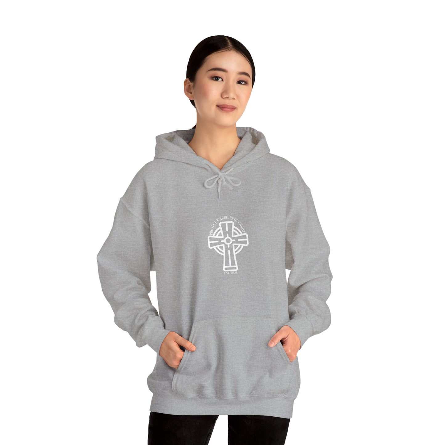 Deuteronomy 31:6 Unisex Heavy Blend™ Hooded Sweatshirt