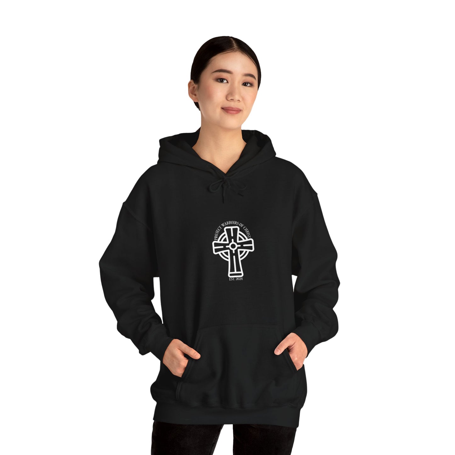 Deuteronomy 31:6 Unisex Heavy Blend™ Hooded Sweatshirt