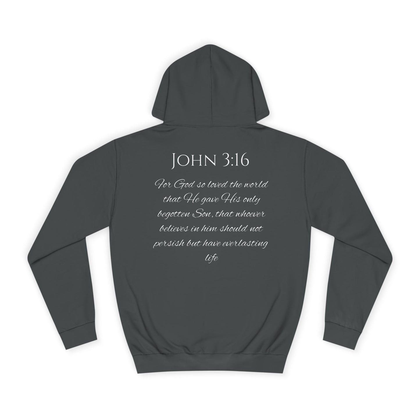 John 3:16 Unisex College Hoodie