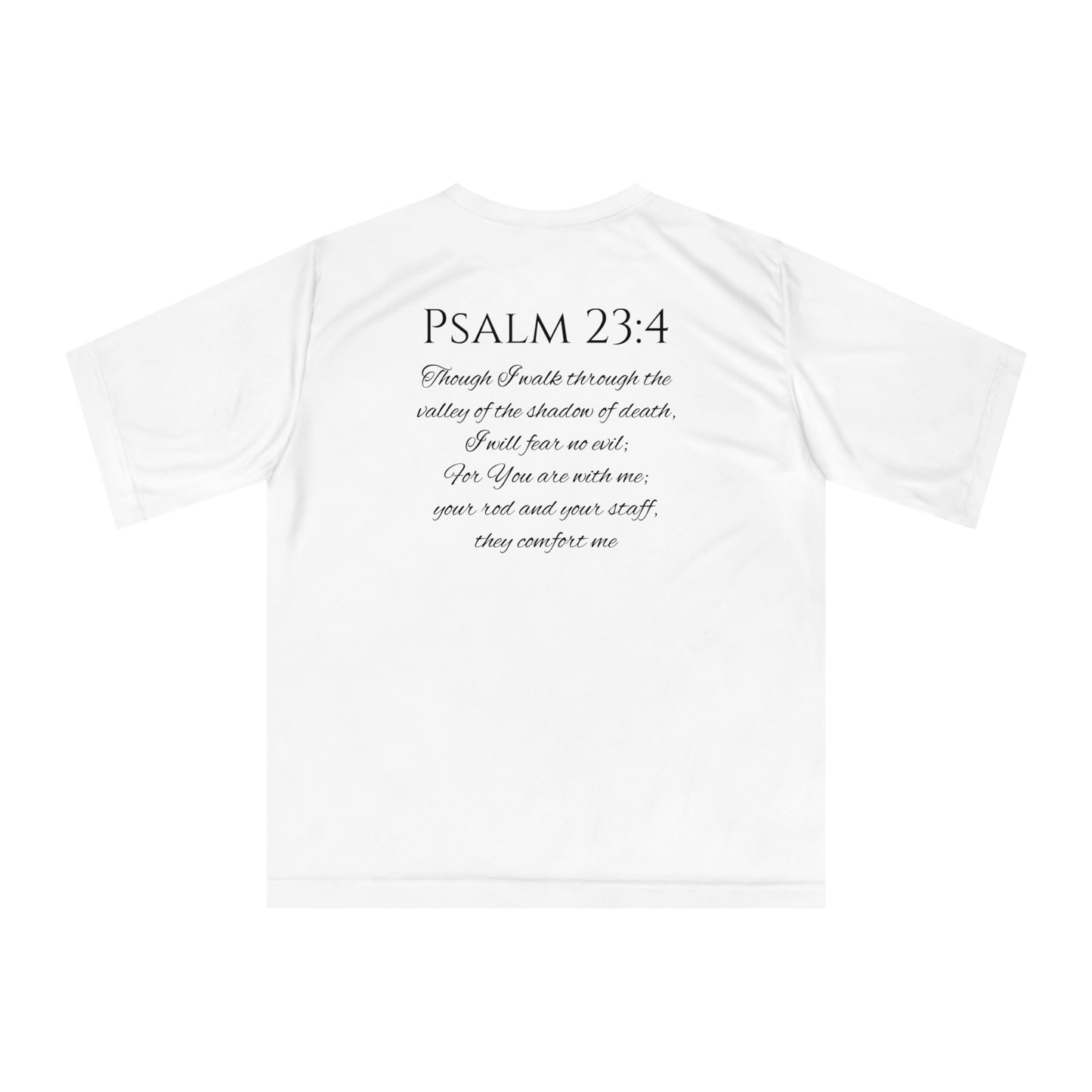 Psalm 23:4 Unisex Zone Performance T-shirt