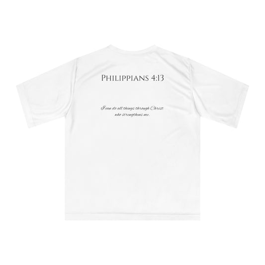 Philippians 4:13 Unisex Zone Performance T-shirt