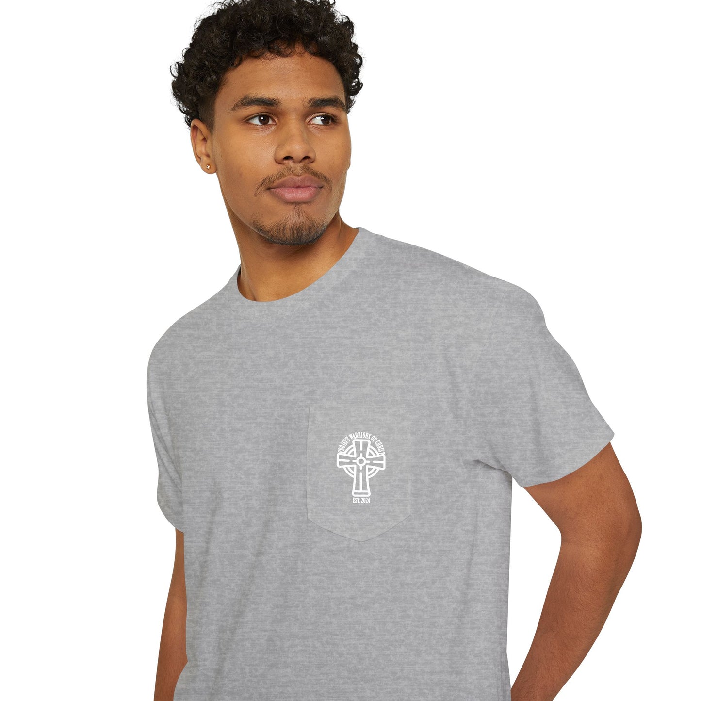 Luke 10:19 Unisex Heavy Cotton Pocket Tee