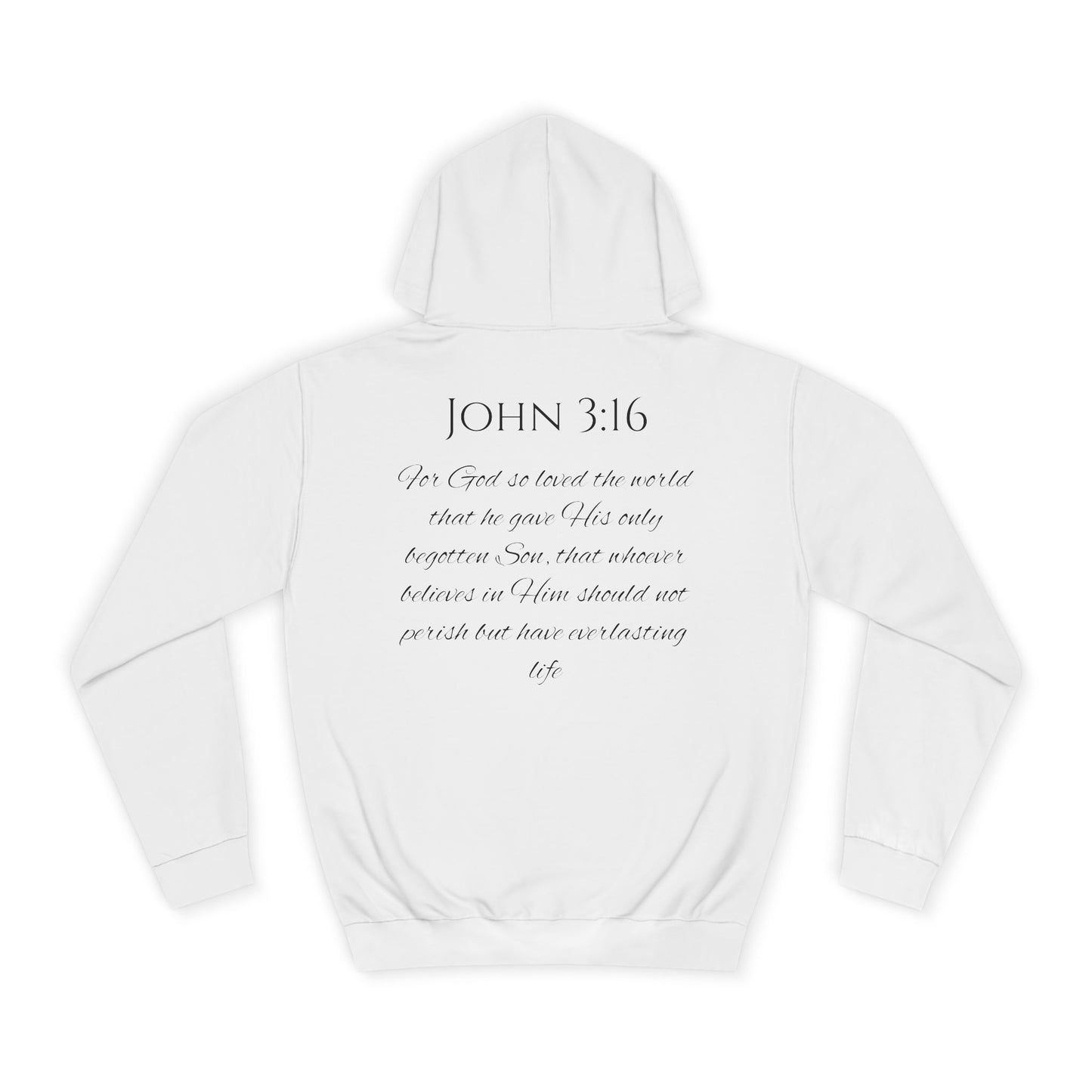 John 3:16 Unisex College Hoodie