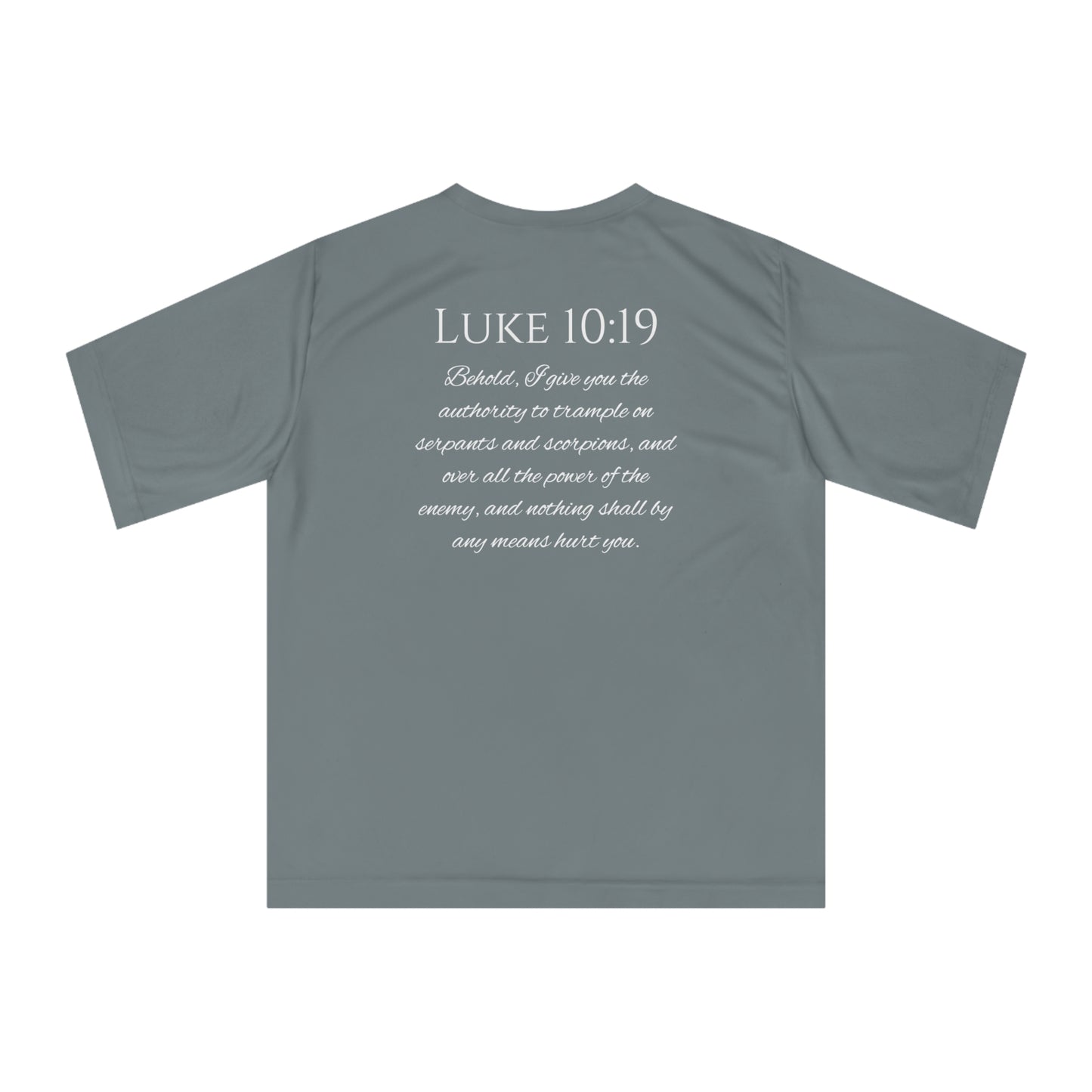 Luke 10:19 Unisex Zone Performance T-shirt