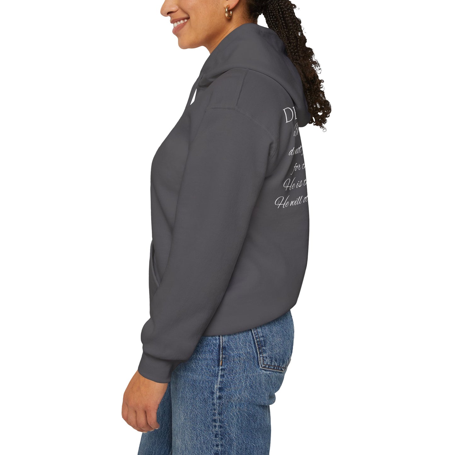 Deuteronomy 31:6 Unisex Heavy Blend™ Hooded Sweatshirt