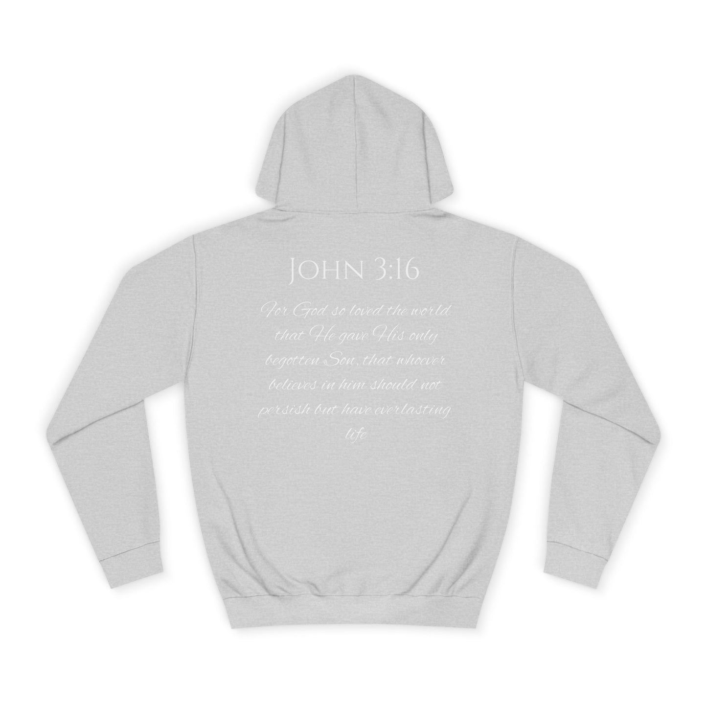 John 3:16 Unisex College Hoodie