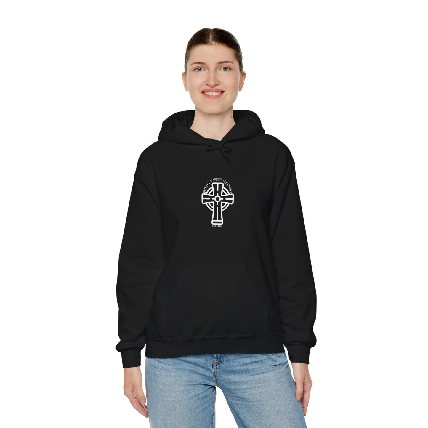 Deuteronomy 31:6 Unisex Heavy Blend™ Hooded Sweatshirt