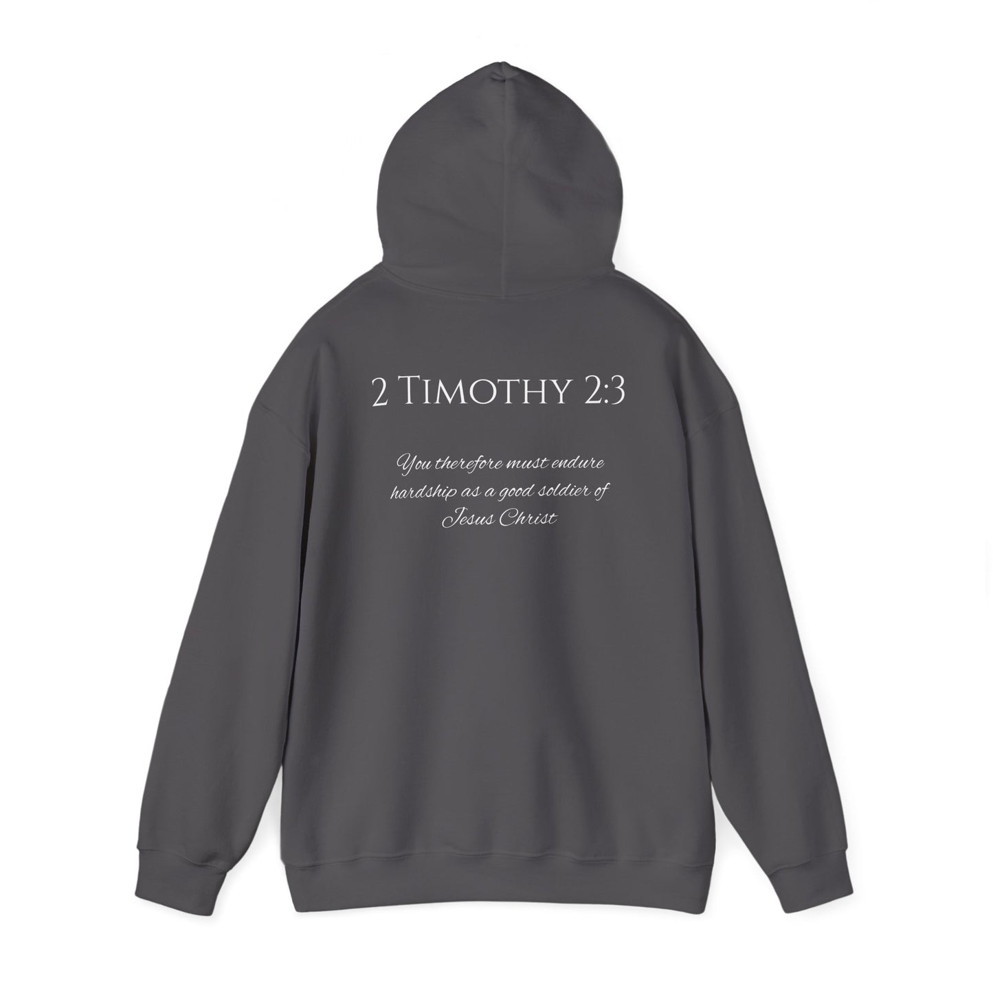 2 Timothy 2:3 Unisex Heavy Blend™ Hooded Sweatshirt