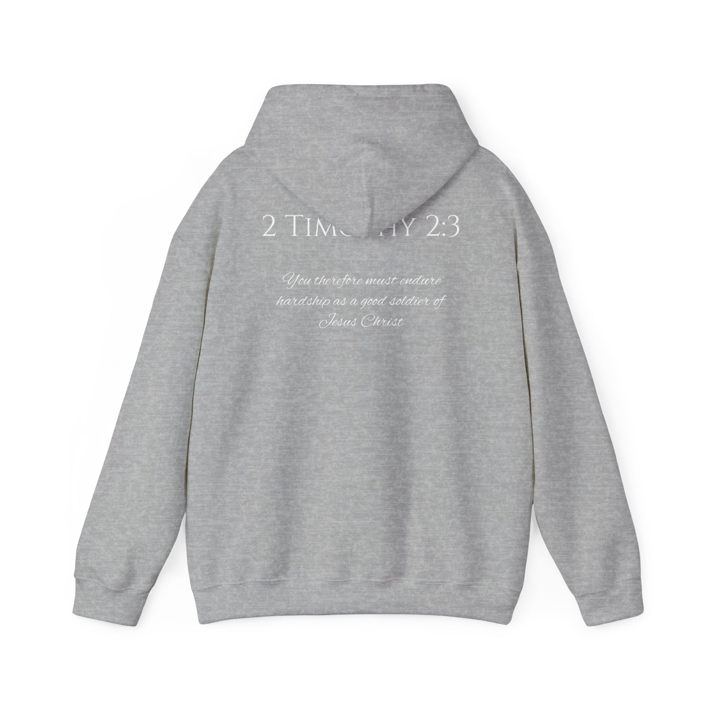 2 Timothy 2:3 Unisex Heavy Blend™ Hooded Sweatshirt