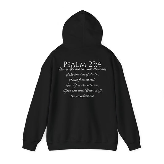 Psalm 23:4 Unisex Heavy Blend™ Hooded Sweatshirt