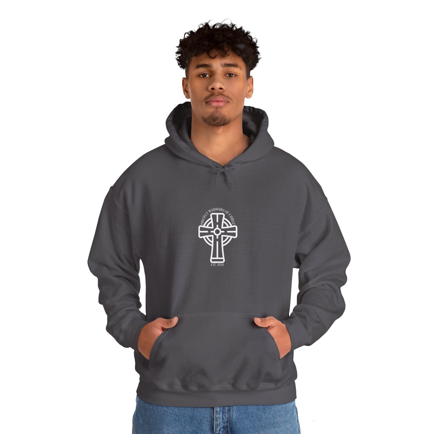 Deuteronomy 31:6 Unisex Heavy Blend™ Hooded Sweatshirt