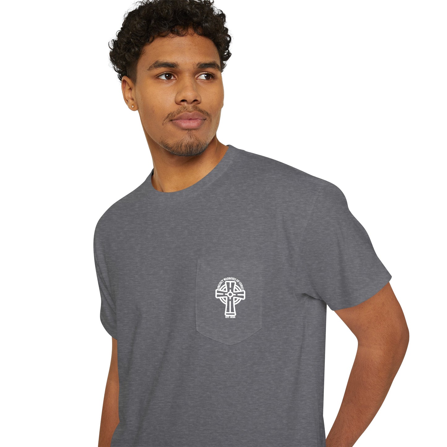 Isaiah 41:10 Unisex Heavy Cotton Pocket Tee