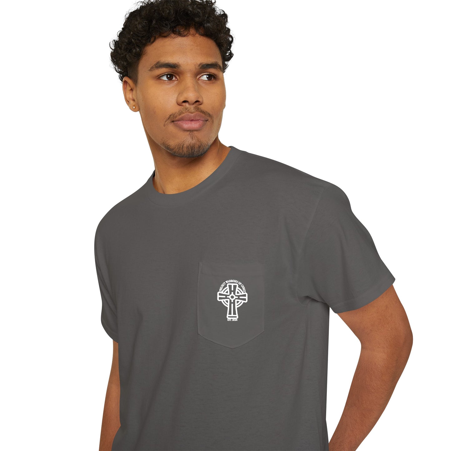 Psalm 23:4 Unisex Heavy Cotton Pocket Tee