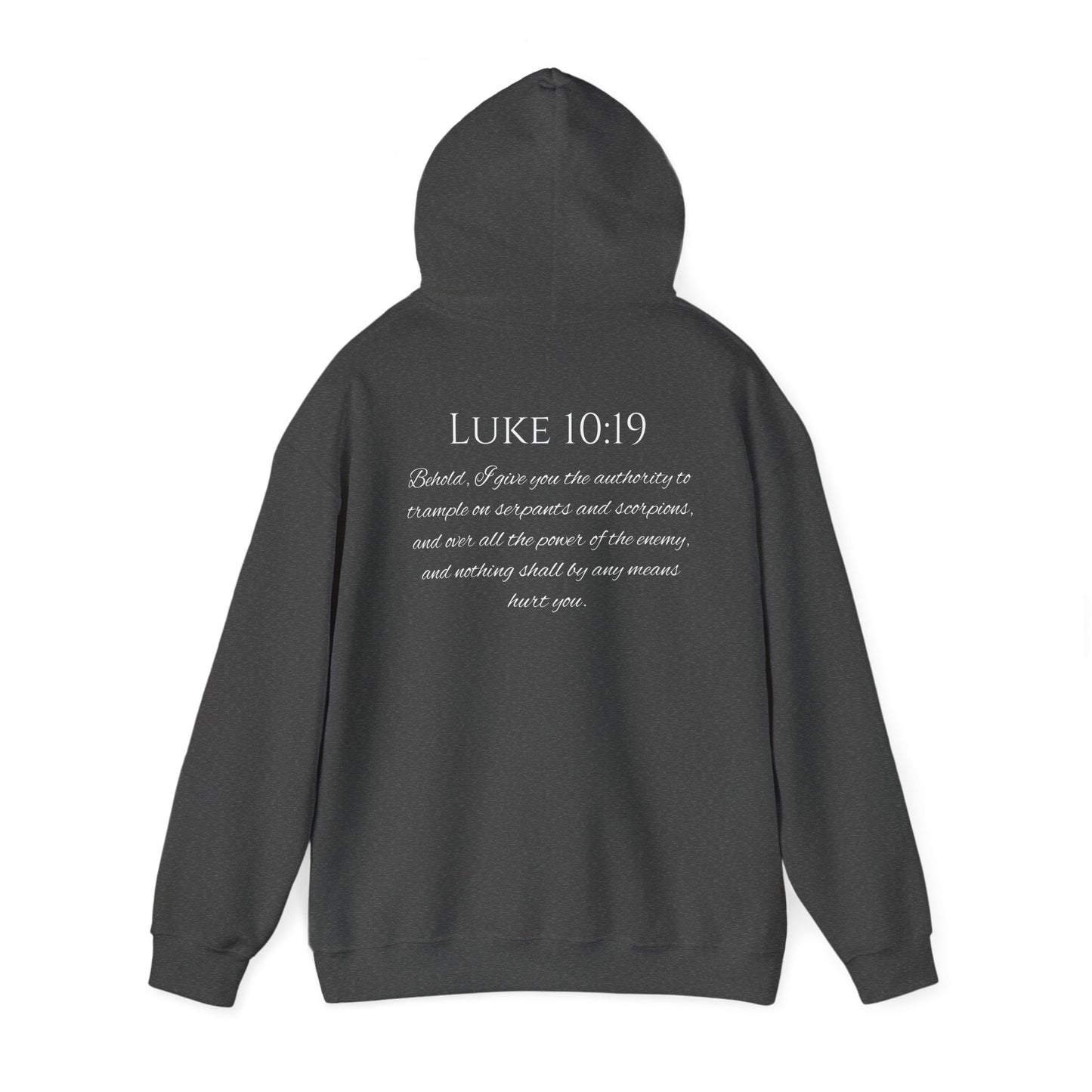Luke 10:19 Unisex Heavy Blend™ Hooded Sweatshirt